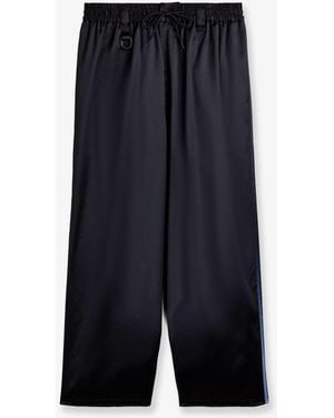 adidas Technical Fabric Wide-Leg Pants Recycled Polyester - Blue