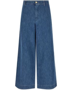 Max Mara Cotton Cropped Jeans Clothing - Blue