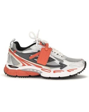 Off-White c/o Virgil Abloh Red Polyethylene Athletic Trainers - Eu39/us6 - White
