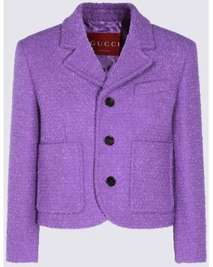 Gucci Jackets _Co Wo Pa - Purple