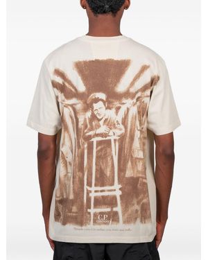 C.P. Company T-Shirt Cotton T-Shirts - Natural