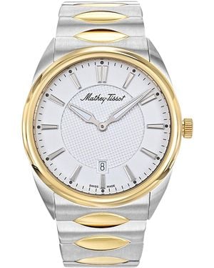Mathey-Tissot Mathey Tissot Two-Tone Stainless Steel Watch - Metallic