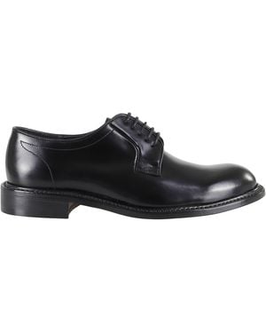 John Spencer Derby Allacciato Pelle Calzature - Black
