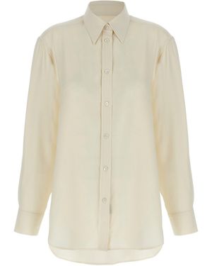 Brioni Silk Cady Shirt - White