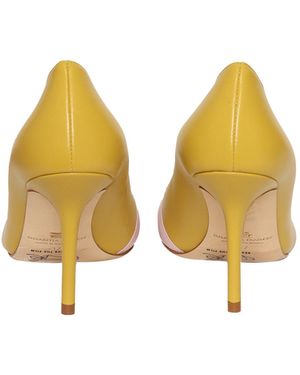 Elisabetta Franchi Court Shoes Shoes Leather Pump - Yellow