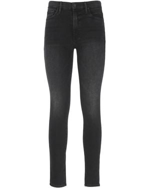 Mother High Waisted Looker Jeans - Black