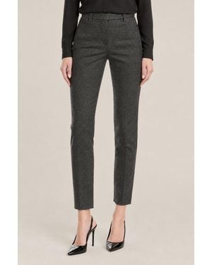 Brunello Cucinelli Dark Wool Slim Pants - Black