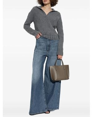 Etro Polo Collar Cashmere Sweater - Blue