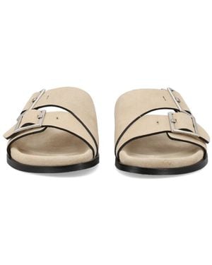 Alohas Sandals Alba Goat Leather - Natural
