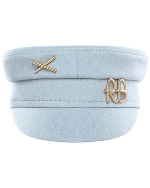 Ruslan Baginskiy Denim Baker Boy Hat - Blue