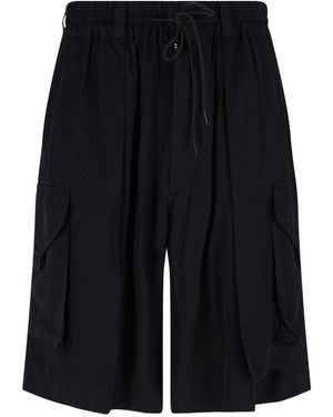 Y-3 Sporty Logo Shorts - Black