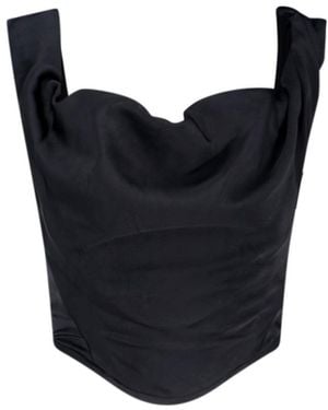 Vivienne Westwood Minimalist Top With Clean Lines And Tailored Fit - Black