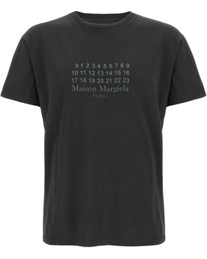 Maison Margiela Cotton T-Shirt - Black