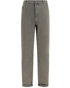 Brunello Cucinelli Cotton Jeans Denim Clothing - Grey