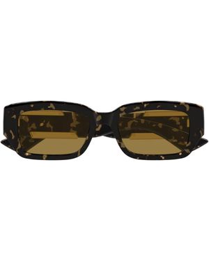 Bottega Veneta Bv1406S Linea Ribbon Bio-Inettato Sunglasses - Brown