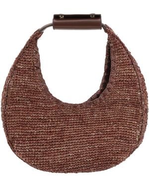 STAUD Raffia Hobo Bag - Pink