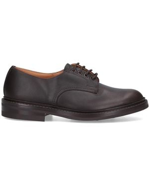 Tricker's Trickers Flat Shoes Upper: Leather - Brown