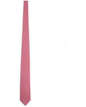 Ferragamo Silk Tie - Pink
