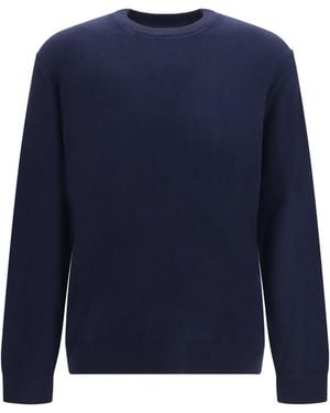 ZEGNA Cashmere Crewneck Jumper Kashmir/Capra Hircus - Blue