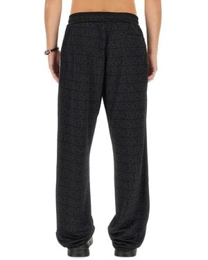 Versace Jogging Pants Polyester Track - Black