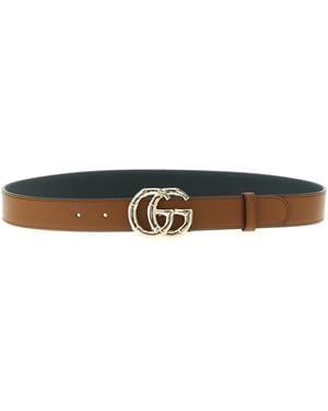 Gucci Gg Marmont Belt - White