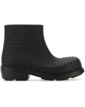 Bottega Veneta Fireman Ankle Boots - Black