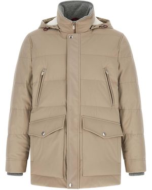 Brunello Cucinelli Quilted Parka - Natural