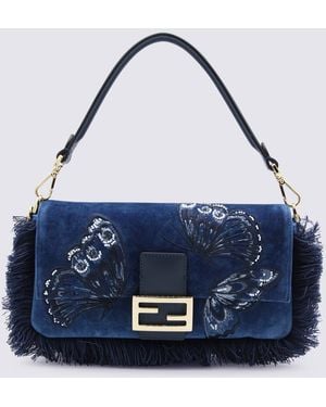 Fendi Baguette Shoulder Bag - Blue