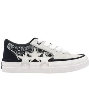 Amiri Bandana Sunset Skate Trainers - White