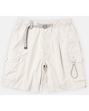 and wander Oversized Cargo Trousers - Natural