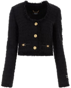 Versace jacket women's sale deals