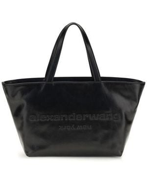 Alexander Wang Calf Leather Bos Taurus Shoulder Bag - Black