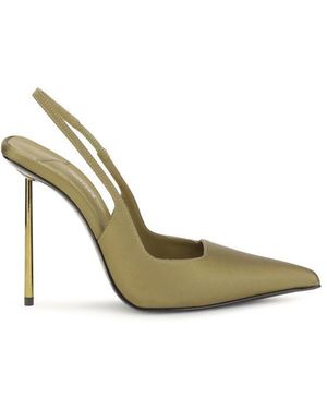 Le Silla Silk Court Shoes - Metallic