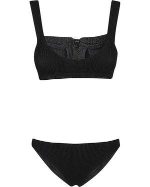 Hunza G Dallas Bikini Polyamide Elastane Costume - Black