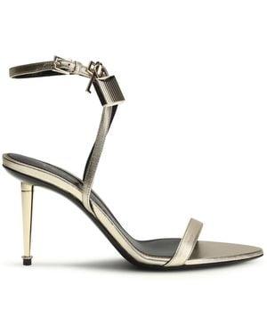Tom Ford Padlock Sandals Calf Leather Bos Taurus - Multicolour