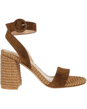 Gianvito Rossi Luana Camoscio+Marbella Capra; Calzature - Metallic