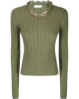 Rabanne Pull/Cardigan - Green