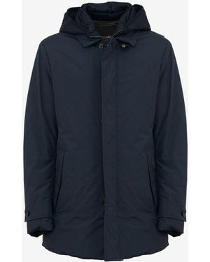 Moorer Nylon Jacket Raffaello Polyester - Blue