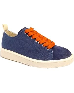 Pànchic Lace Up Shoes Suede - Blue