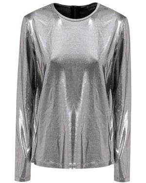 Tom Ford Metallic Longsleeve Top - Grey