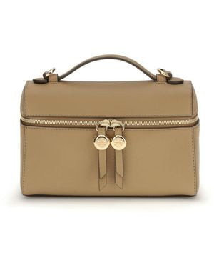 Tory Burch Romy Slim Top Handle Bag - Natural