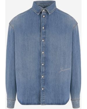 Jacquemus Shirt Simon De-Nîmes Cotton - Blue