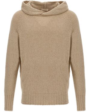 Ma'ry'ya Hooded Jumper - Natural