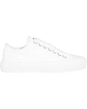 MSGM Canvas Trainers - White