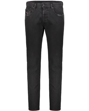 DIESEL Slim Fit Jeans With 5 Pockets - Black