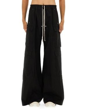 Rick Owens Double Cargo Jumbo Belas" Pants - Black