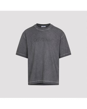 Off-White c/o Virgil Abloh Laundry Skate Short Sleeves Tee - Grey