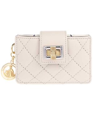 Lanvin Leather Card Holder - White