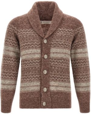 Brunello Cucinelli Cardigan - Brown