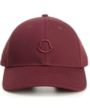 Moncler Baseball Cap Cotton Hat - Red